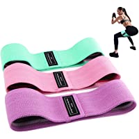 Bandas Elasticas Gluteos- Juego de 3 Bandas Elásticas Musculacion para fitness con 3 niveles- Resistencia Antideslizante…